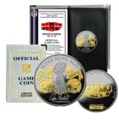 Highland Mint Super Bowl 44 Official 2-Tone Flip Coin