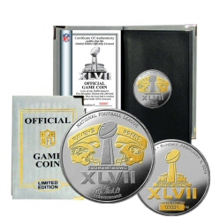 Highland Mint Super Bowl 47 Official 2-Tone Flip Coin